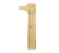 Pied à coulisse à Double échelle, fabricant de bijoux en laiton, règle de mesure, authentifier l'étrier (Double échelle (longueur 80mm))