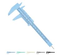 Pied à coulisse à échelle impériale métrique 0-150mm, outil de mesure for menuiserie bijoux mesure étudiants règle à jauge coulissante 1 pièces(Blu)