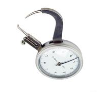 Pied à coulisse de 0 à 10 mm avec cadran pointeur, précision de 0 à 05 mm, bras réglables pour mesure plate et incurvée