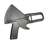 Pied à coulisse de graisse corporelle, mesure de graisse pour le corps, Étrier de pli cutané du corps 0-88 mm, Outil de mesure précis portatif professionnel de bande de graisse pour les