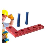 Pied à coulisse de marquage carré de poche - Mini outil de travail du bois | Équerre de travail robuste avec localisateur de centre de marquage, idéale pour la menuiserie et le bricolage