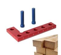 Pied à coulisse de marquage carré de poche - Mini outil de travail du bois | Équerre de travail robuste avec localisateur de centre de marquage, idéale pour la menuiserie et le bricolage