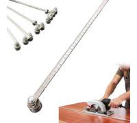 Pied à coulisse de positionnement pour des mesures précises et une coupe facile du bois, outil de mesure en acier inoxydable pour scies circulaires, rail de guidage réglable, outil de rail de guidage