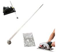 Pied à coulisse de positionnement pour des mesures précises et une coupe facile du bois, outil de mesure en acier inoxydable pour scies circulaires, guide d'étrier de précision réglable pour la