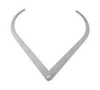 Pied à coulisse de poterie - Règles de mesure universelles en métal de 21,3 cm | Étriers de poterie en acier inoxydable | Outils de sculpture sur argile | Fournitures de sculpture pour femmes et