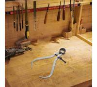Pied à coulisse en acier au carbone 150 mm Outil de mesure externe pour tournage du bois, accessoire de tour à bois de précision pour mesurer le diamètre extérieur (150 mm)
