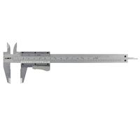 Pied à coulisse en acier d'atelier 150x40 mm 0,05 mm métrique pouces avec becs fins et jauge de profondeur Limit CALB150