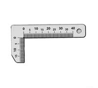 Pied à coulisse en acier inoxydable 0-15 mm pour une mesure précise de l'angle dans le traitement du verre et les tâches de fabrication mécanique (90° moyen)
