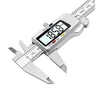 Pied à coulisse en acier inoxydable 0-150 mm, affichage numérique électronique, vernier 0,01 avec tige de mesure profondeur, outils Pour La Mesure Domestique Et Industrielle