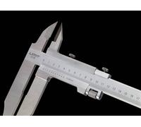 Pied à coulisse en acier inoxydable 300x125 mm 1/20 métrique 1/128 pouces vis de blocage commande à molette Limit CALD300A