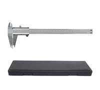 Pied à coulisse en acier inoxydable avec roue de réglage fin, outil de mesure de précision de 0 à 200 mm pour usage industriel, échelle gravée au pour une mesure précise du d