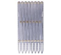 Pied à coulisse en aluminium, longueur réglable, multifonctionnel, inoxydable, accessoire de bricolage pour rideaux de maison