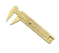 Pied à coulisse en laiton avec système de lecture vernier pour une mesure précise des dimensions intérieures extérieures et des marches (double échelle)