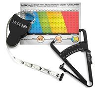 Pied à coulisse et ruban de mesure pour le corps - Pied à coulisse et bande de graisse corporelle Outil de mesure pour mesurer avec précision le BMI Pliage Fitness et perte de poids - Nouveau design