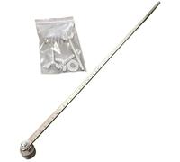 Pied À Coulisse for des Mesures Précises Et Une Coupe du Bois Facile, Guide De Coupe De Précision en Acier Inoxydable for Scies Circulaires, Base De Guide De Coupe Réglable(Single Bearing,50cm/20in)