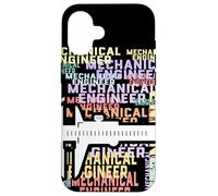 Pied à Coulisse ingénieur mécanique Word Art Design Coque pour iPhone 16