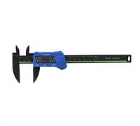 Pied à coulisse numérique avec écran LCD extra large pour mesurer les marches de profondeur intérieures et extérieures (Bleue)