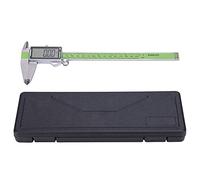 Pied à coulisse numérique en acier inoxydable, outil de mesure électronique de haute précision pour projets de bricolage et usage professionnel, plage de mesure de 150 mm, 200 mm, (200mm)