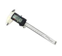 Pied à coulisse numérique, inox, 150 mm, haute précision, lecture facile, idéal pour les travaux mécaniques et de menuiserie en acier inoxydable. *