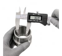 Pied à coulisse numérique inox, outil de mesure micromètre électronique | Haute précision for les mesures intérieures et extérieures, haute résolution en pouces, finition polie fine(60cm)