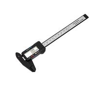 Pied à Coulisse Numérique, KATSU 150 mm 6" Écran LCD Pied à coulisse électronique en Fibre de Carbone pour le Mesures Externes Internes Profondeur et Pas