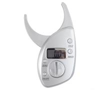 Pied à coulisse numérique LCD pour une mesure précise des plis de la peau, résolution de 0,1 mm avec design portable, compatible avec la surveillance de la condition physique et de la santé