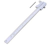 Pied à coulisse, parallèle croisé 0-200mm Calibre Vernier Micromètre Jauge Calibre Jauge Acier Inoxydable Jauge de marquage métrique et outil de mesure en pouces
