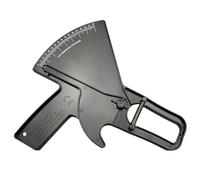 Pied à coulisse pour mesurer la graisse corporelle - Mètre ruban à mesurer la graisse | Outil de mesure du corps | Test de mesure des graisses | Ruban à double ressort portable de 0 à 88 mm - Mesure