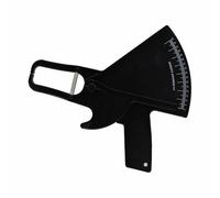 Pied à coulisse précis pour mesurer la graisse corporelle 0 mm-80 mm - Test de graisse corporelle - Testeur de pli de peau pour fitness et perte de poids (noir)