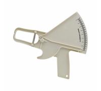 Pied à coulisse précis pour mesurer la graisse corporelle 0 mm-80 mm - Test de graisse corporelle - Testeur de pli cutané pour fitness et perte de poids (blanc)