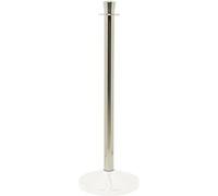 Pied à tête plate pour poteau d'accueil 100cm (Socle NON inclus) Securit