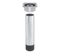 Pied acier Ø28 avec embase - Hauteur : 100 mm - CAMAR