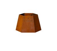 Pied Bas Festin Corten (brasero-plancha Hexagone)