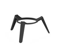 höfats - Pied bas Moon - Pied en fonte pour un support près du sol - Montage rapide et sans outil - Accessoires pour brasero Moon - Noir émaillé