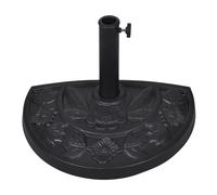Pied Base de Parasol Rond en Résine Support Jardin Terrasse Balcon vidaXL