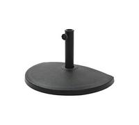 Pied Base Socle Demi-Rond De Parasol Résine Diamètre 38 Et 48 Mm 15 Kg Noir Helloshop26 2202093 Multicolore