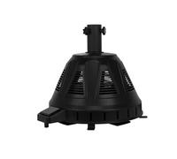 Pied chauffant de parasol "Colas" 1500W - Noir Noir G