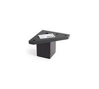 Pied d'angle carré en ABS de Couleur Noire Mod.972 Hauteur 52 mm Roi