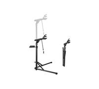 VEVOR Pied d'atelier vélo pliable, hauteur réglable 1035-1630 mm, support de réparation de vélo robuste, charge 38,56 kg, stand de bicyclettes avec plateau à outils magnétique, pour VTT et vélos route