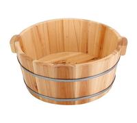Pied de Bain Bol en Bois Pédicure Bol Spa Massage Baignoire de trempage du Pied Durable Bassin de Bain à Pied enlever la Peau Morte pour Le Sauna de la Maison