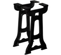 Pied de banc 2 pcs Cadre en Y Fonte Noir G