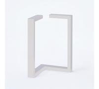 Pied de banc Triangle L30 x l18 x HT40 cm blanc mat - MOTTEZ - M515VBC