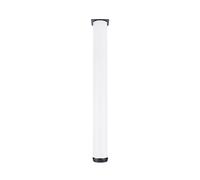 Pied de bar réglable en métal pour table de petit-déjeuner cylindrique pour meubles de cuisine, table à manger, pieds en alliage d'aluminium avec vis, taille personnalisée, 115 cm, blanc