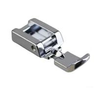 Pied de Bas pour Cordonnet et Galon 7306-2 Pied de Bas pour Cordonnet | Acier inoxydable , à encliquetage rapide, compatible modèles domestiques, finition argentée