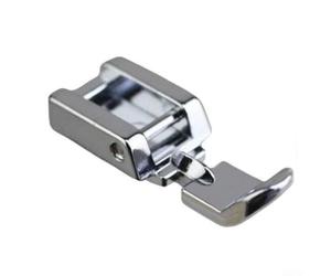 Pied de Bas pour Cordonnet et Galon 7306-2 Pied de Bas pour Cordonnet | Acier inoxydable , à encliquetage rapide, compatible modèles domestiques, finition argentée