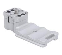 Pied de Base de Collier d'Objectif, Pied de Base de Remplacement de Collier de Trépied en Alliage d'aluminium 3,2x1,5x1,2 Pouces avec Vis 1/4 de Pouce pour Objectif ISII