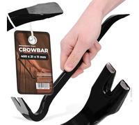 Pied-De-Biche 40cm Arrache-Clou Barre-De-Montage Griffe-De-Clou Levier-De-Montage Pied-De-Chèvre Fentes-À-Clous Pratique Outil-Multifonctionnel Travaux-De-Démolition