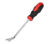 Pied-de-biche,Akozon 10,6 * 0,9 pouces Ensemble d'outils de barre de levier à pointe inclinée Tournevis incurvé Barre de levier pour voitures camions SUV VTT