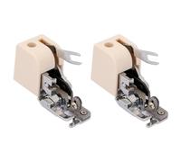 Pied-De-Biche de Surjeteuse de Coupeur Latéral, Pièces de Machine à Coudre Industrielle Machines à Coudre à Aiguille Accueil Accessoires de Machine à Coudre Multifonction (Beige*2)