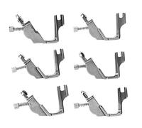 Pied-de-biche élastique, Pied-de-biche en Métal pour Machine à Coudre 6 Pièces Pied-de-biche élastique Machine à Coudre 1/8 3/16 1/4 5/16 3/8 1/2 Pied-de-biche élastique Tout en